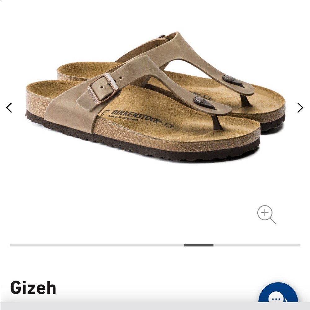 Birkenstock, Gizeh, Size 39, worn a few times.